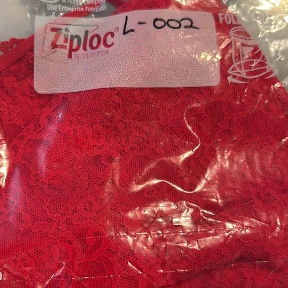 Victoria’s Secret Lace Chemise Slip Adjust Straps Stretch Red Women’s Large EUC - Picture 9 of 9